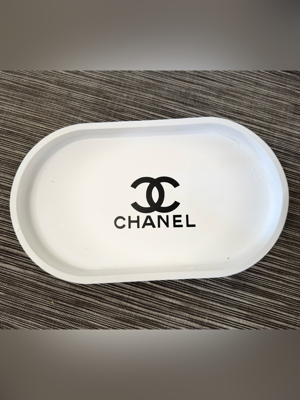 Luxury Decor Oval Tray